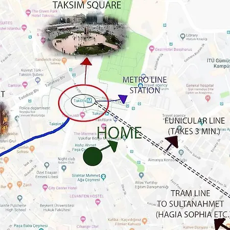 Taksim Square Homes Appartement *